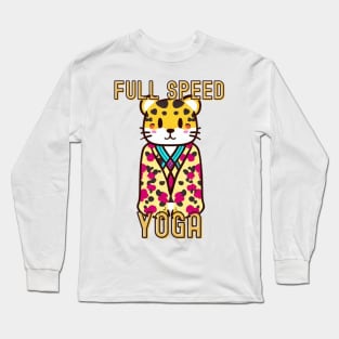 Cheetah yoga Long Sleeve T-Shirt